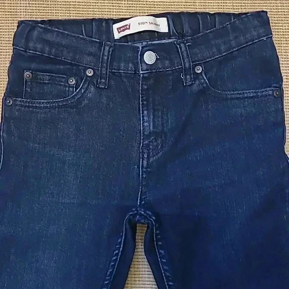 Girls LEVI'S 510 Skinny  Jeans - Dark Wash - size 12 - Picture 2 of 5